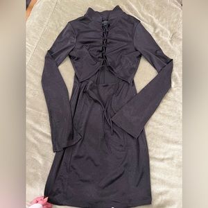 ASOS Tie-Up Mini Dress